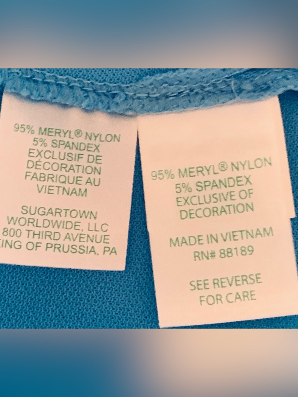 Lilly Pulitzer Blue Frida Short Sleeved Top with Ruffled V-neckline•Small•EUC - Picture 10 of 11